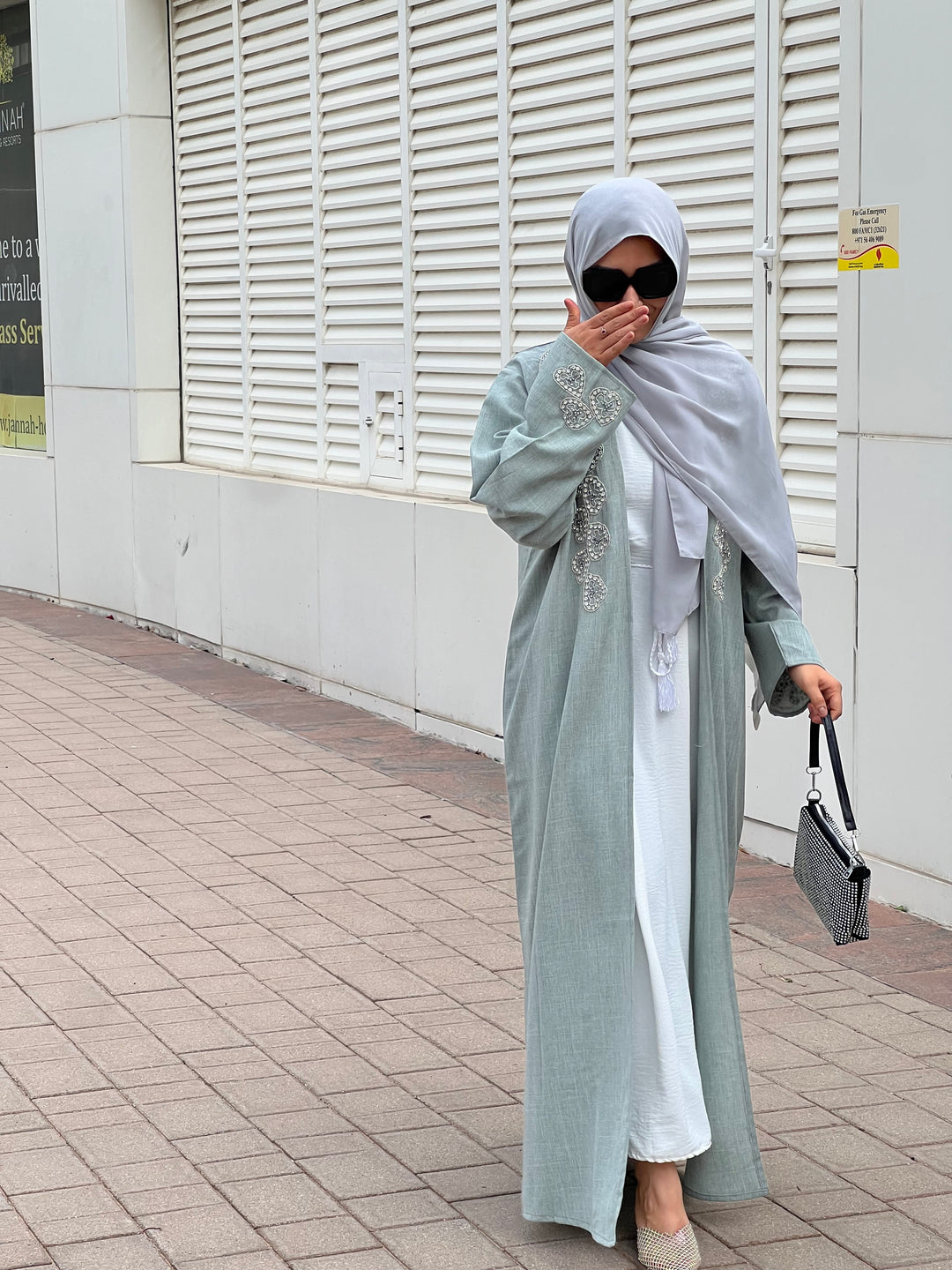 Sage Green - Luxury Abaya