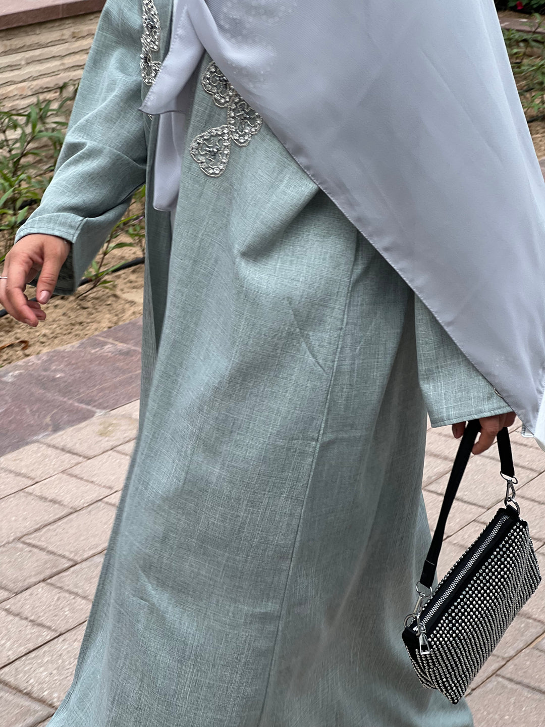 Sage Green - Luxury Abaya – MAYACLOSET