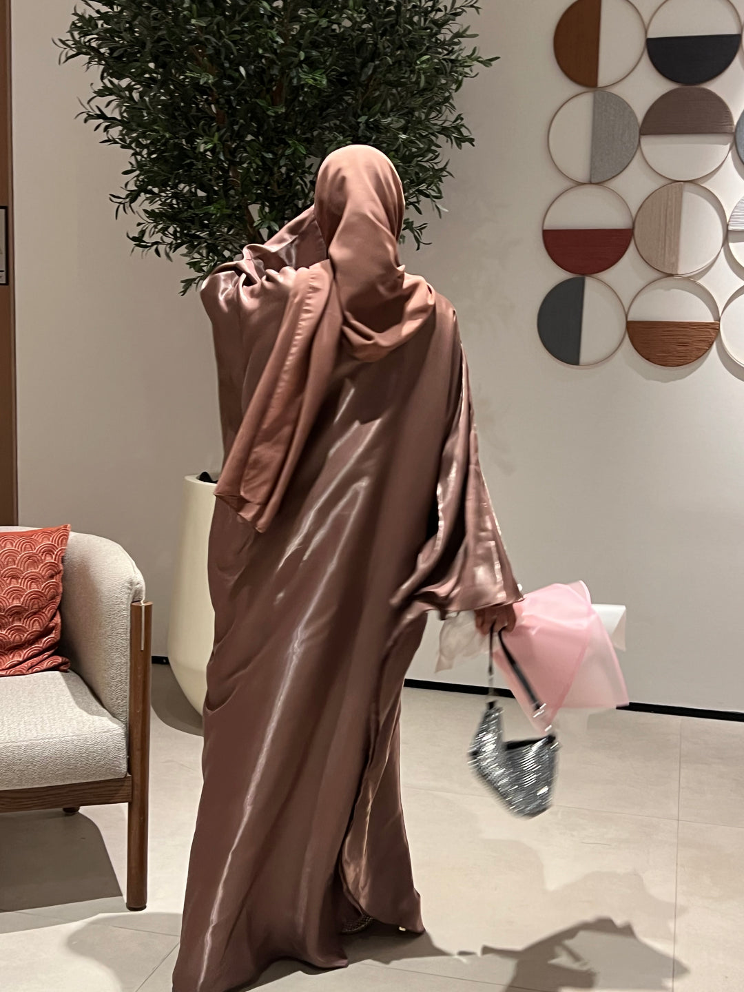 Caramel Zarah Butterfly Abaya