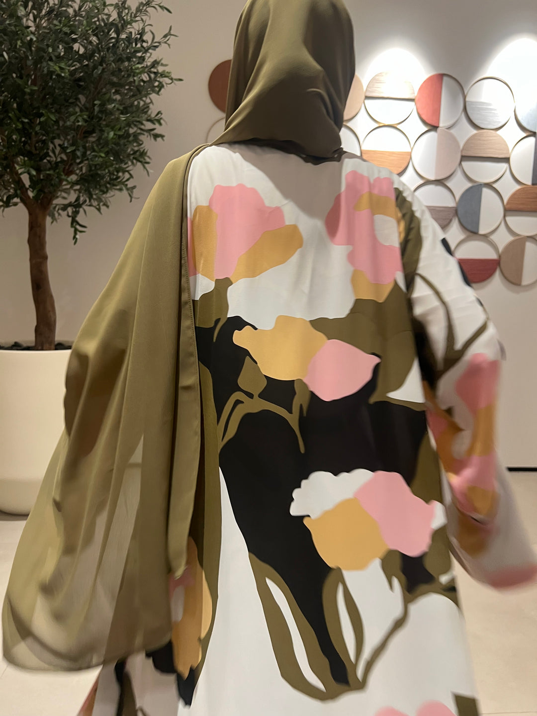 Olive hues Kimono Set