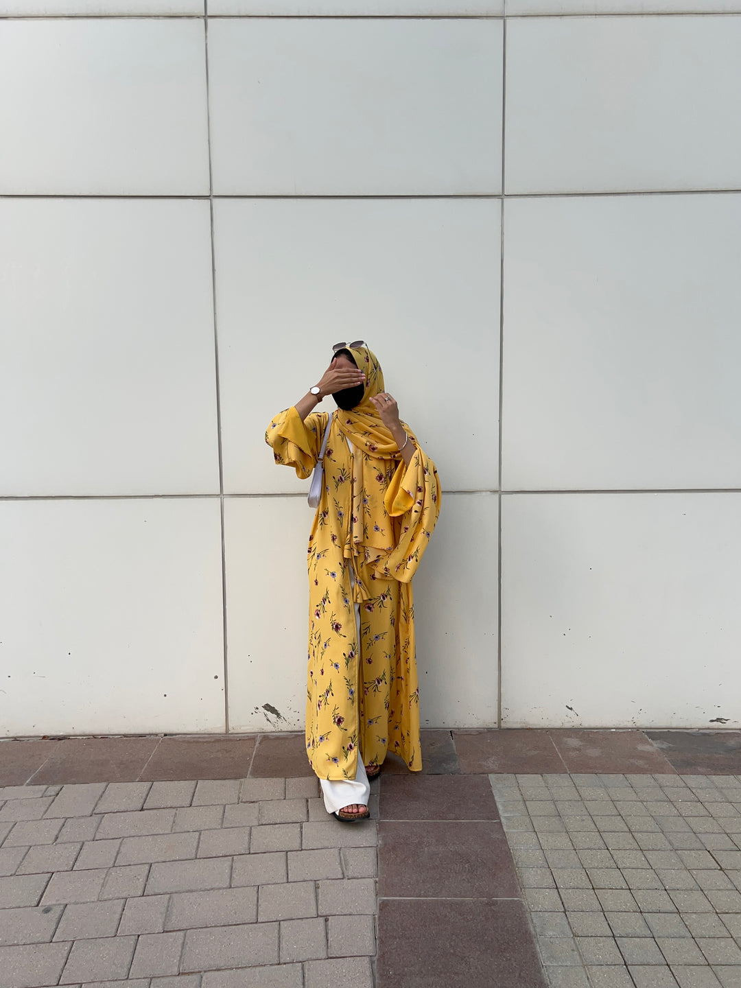 Mustard Kimono Set