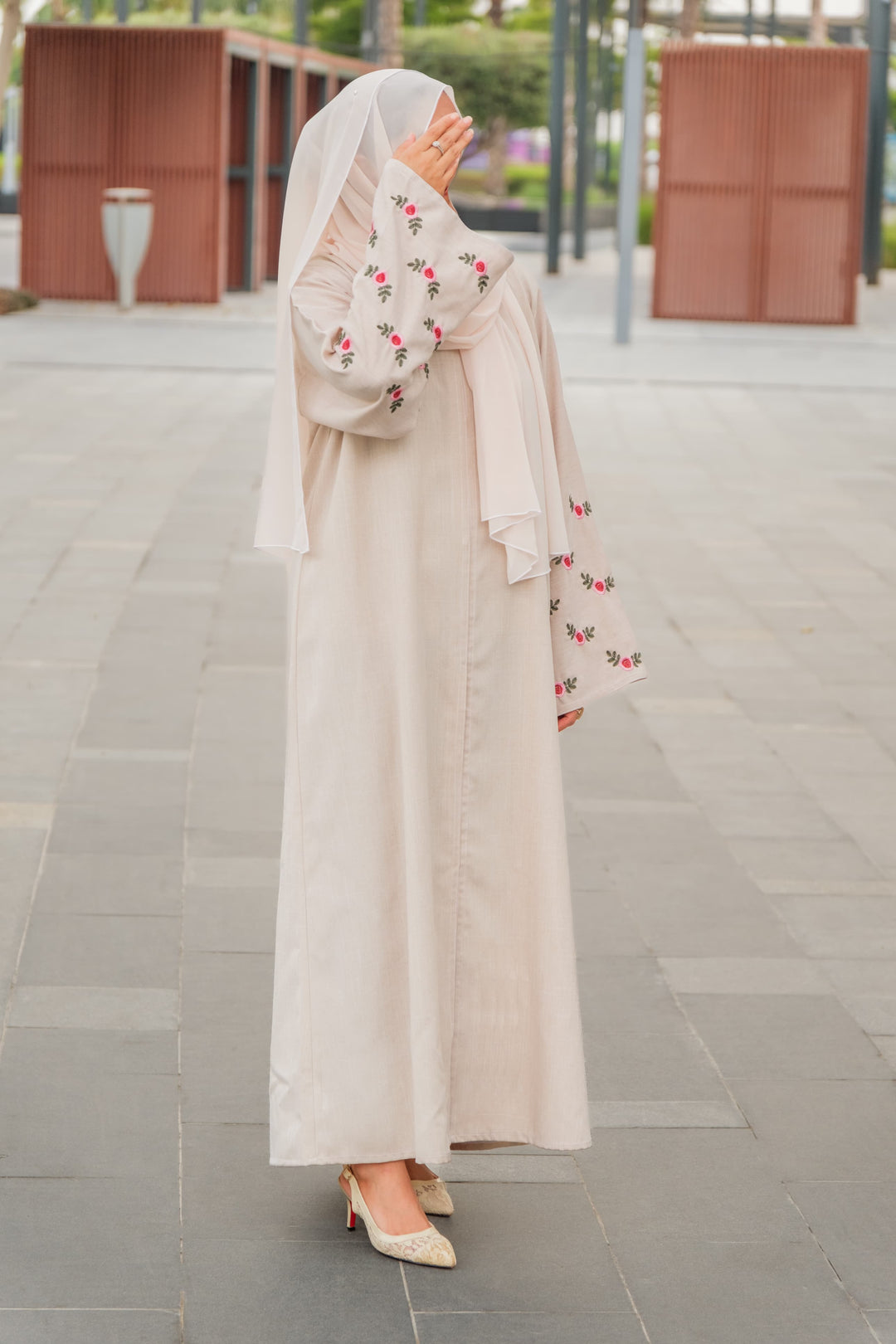 Floral Abaya