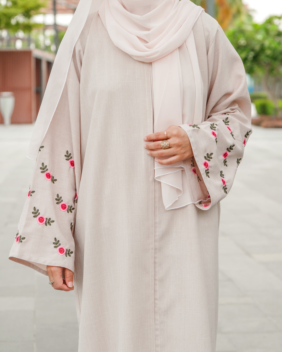 Floral Abaya