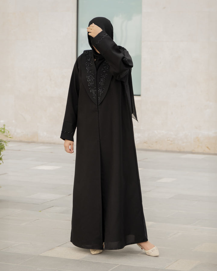 Black Emirati Abaya