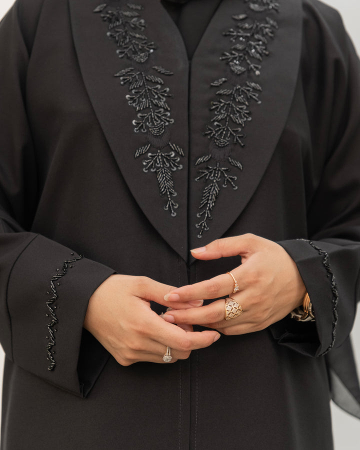 Black Emirati Abaya