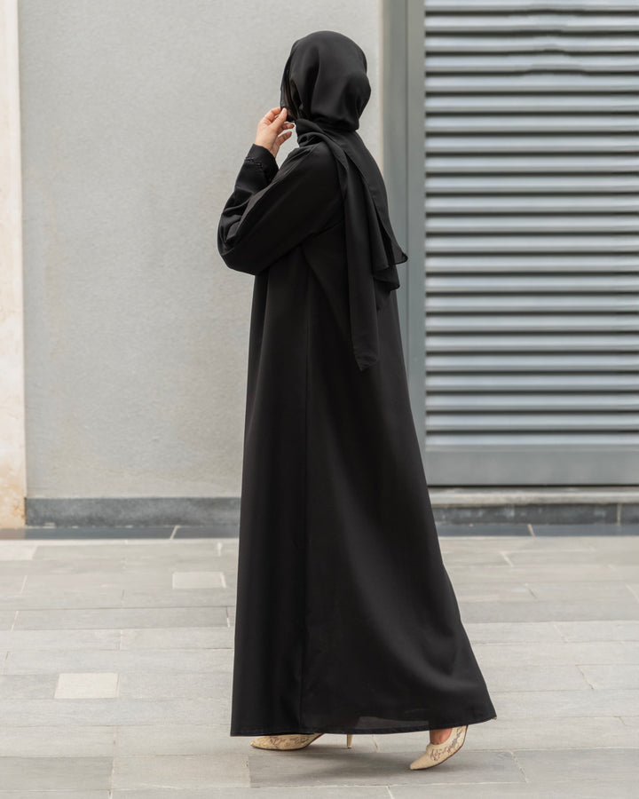 Black Emirati Abaya